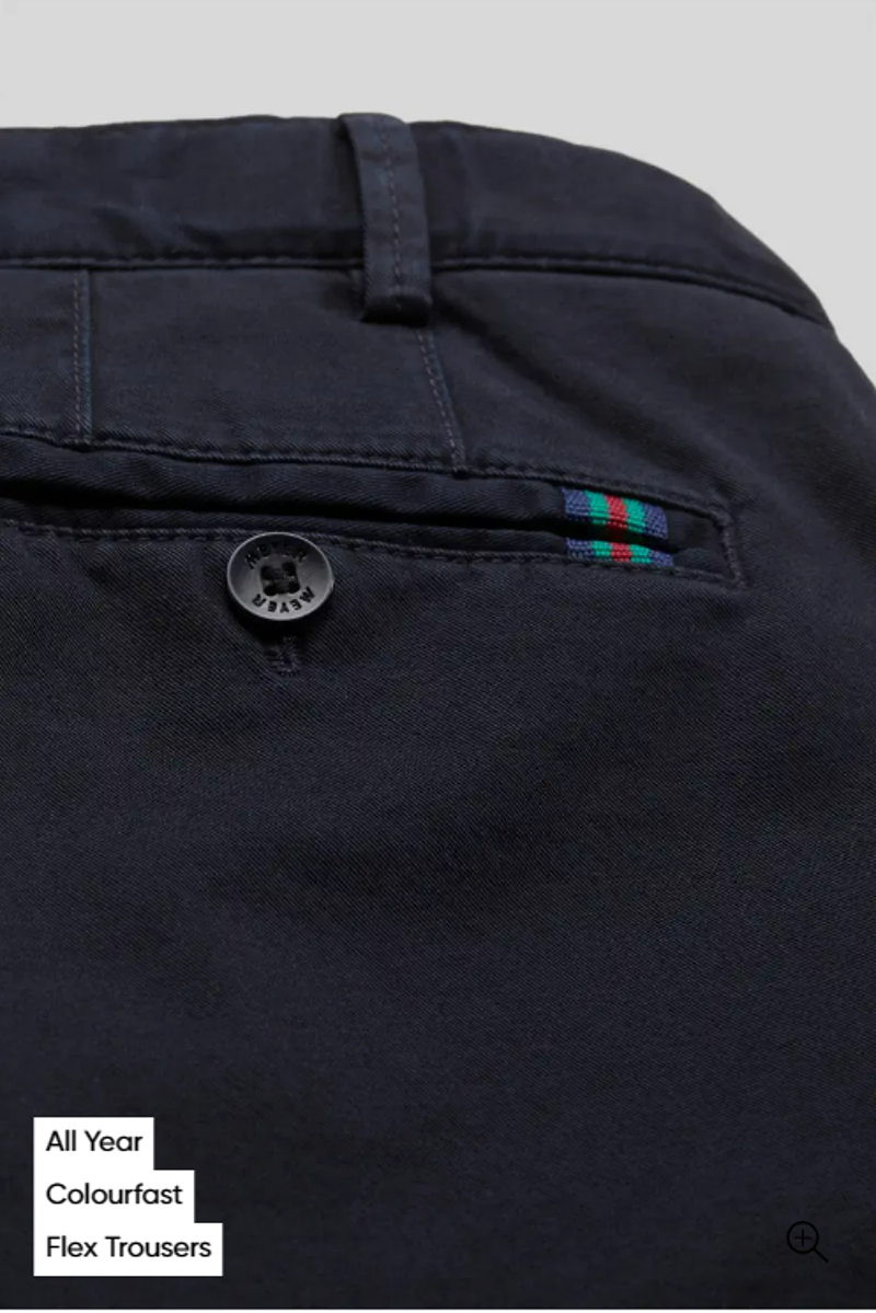 Meyer Oslo Chino Navy 9-316-18/-4